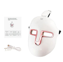 7-fargers LED-lysterapi ansiktsmaske